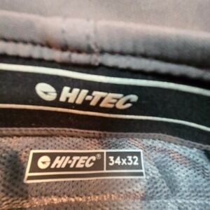 Hi-Tec Men's Performance Hiking Pants 34x32 Grey Stretch Trail Utility Travel